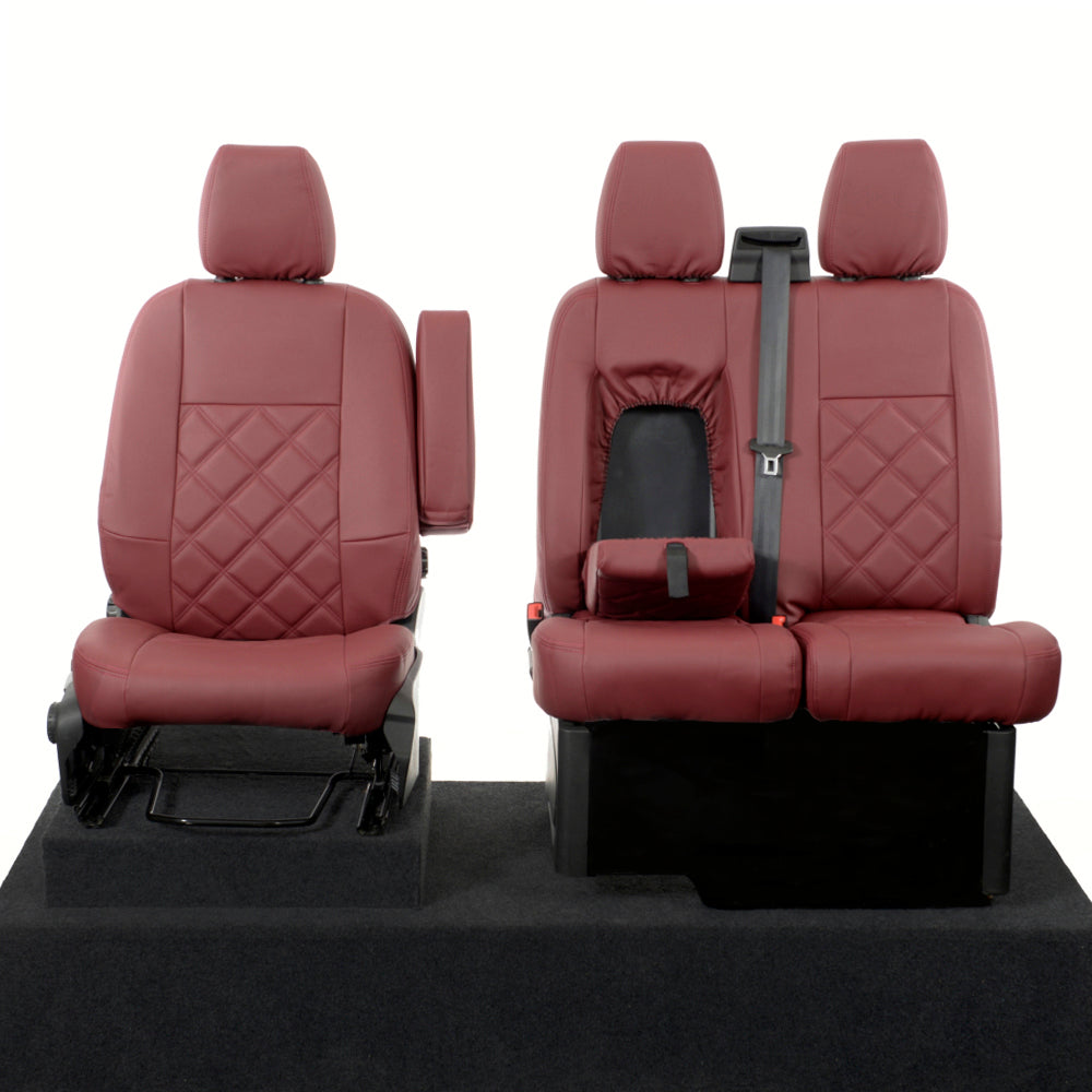 Ford Transit Custom Tailored Leatherette Seat Covers (2013-2023)