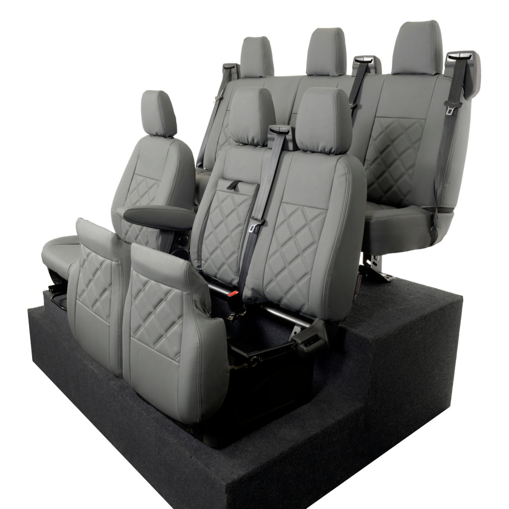 Ford Transit Custom Tailored Leatherette Seat Covers (2013-2023)