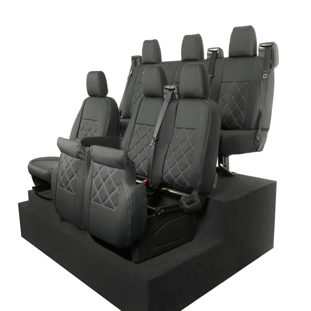 Ford Transit Custom Tailored Leatherette Seat Covers (2013-2023)