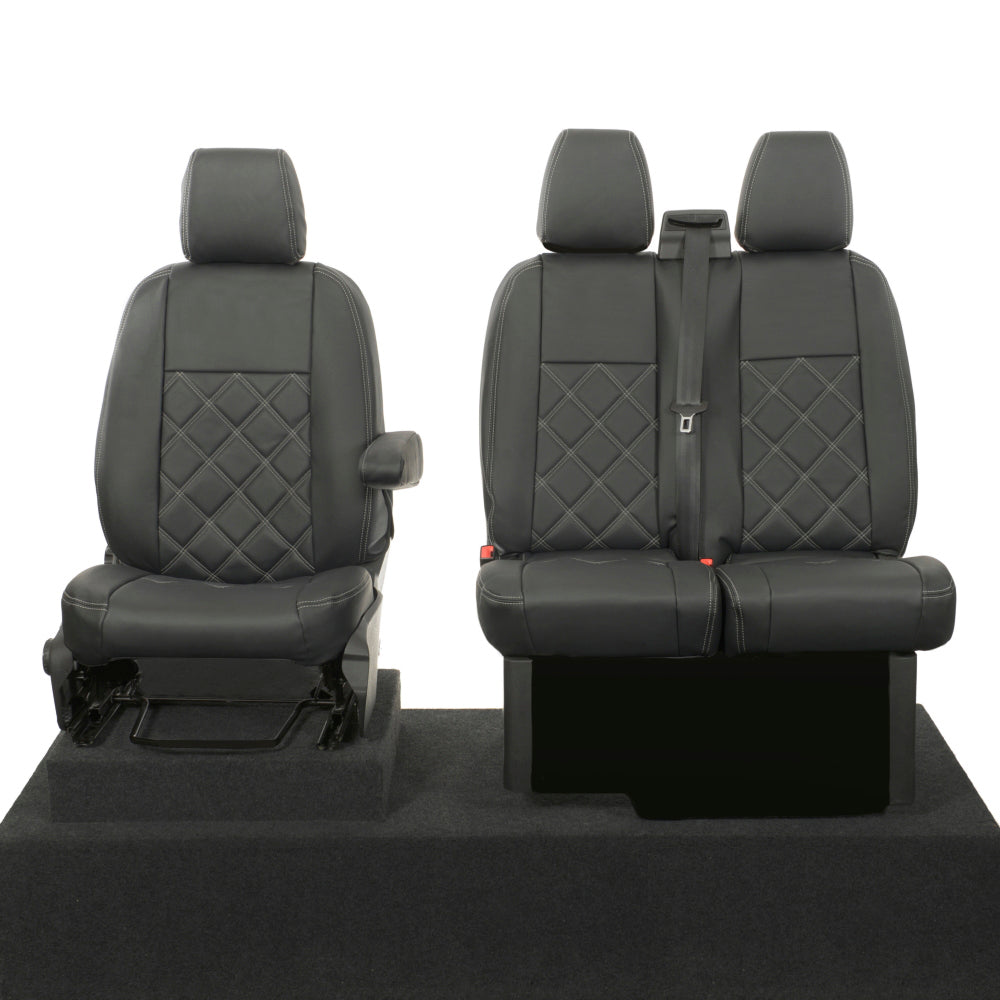 Ford Transit Custom Tailored Leatherette Seat Covers (2013-2023)