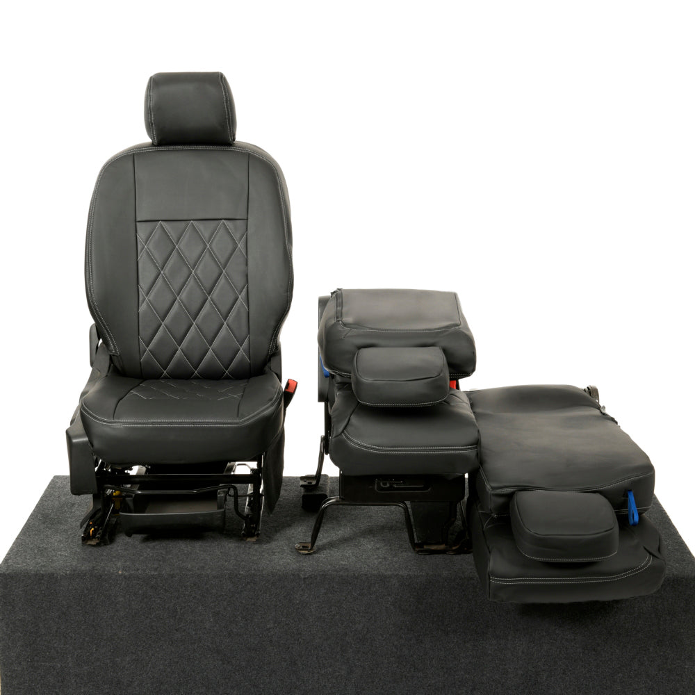Peugeot Partner Tailored Leatherette Seat Covers 2008+