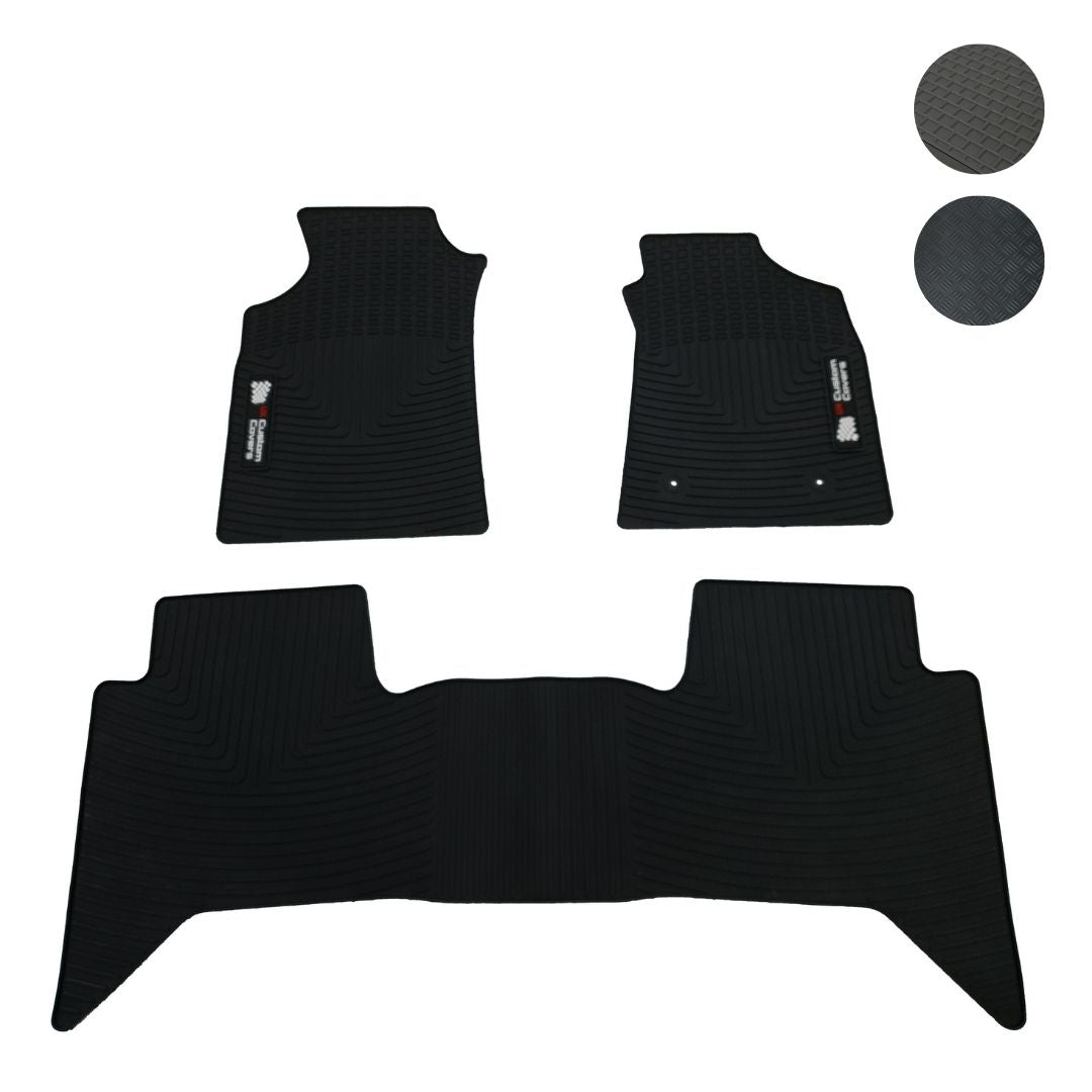 Toyota Hilux Rubber Floor Mats (2011+)