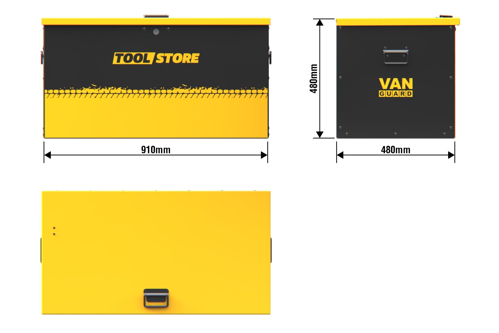 Tool Store Medium VG500M 910mm x 480mm x 480mm (Includes integrated lock)