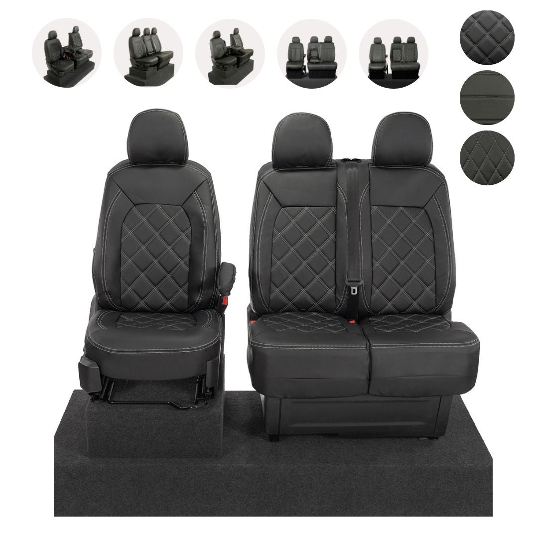 VW Crafter Tailored Leatherette Seat Covers 2006+