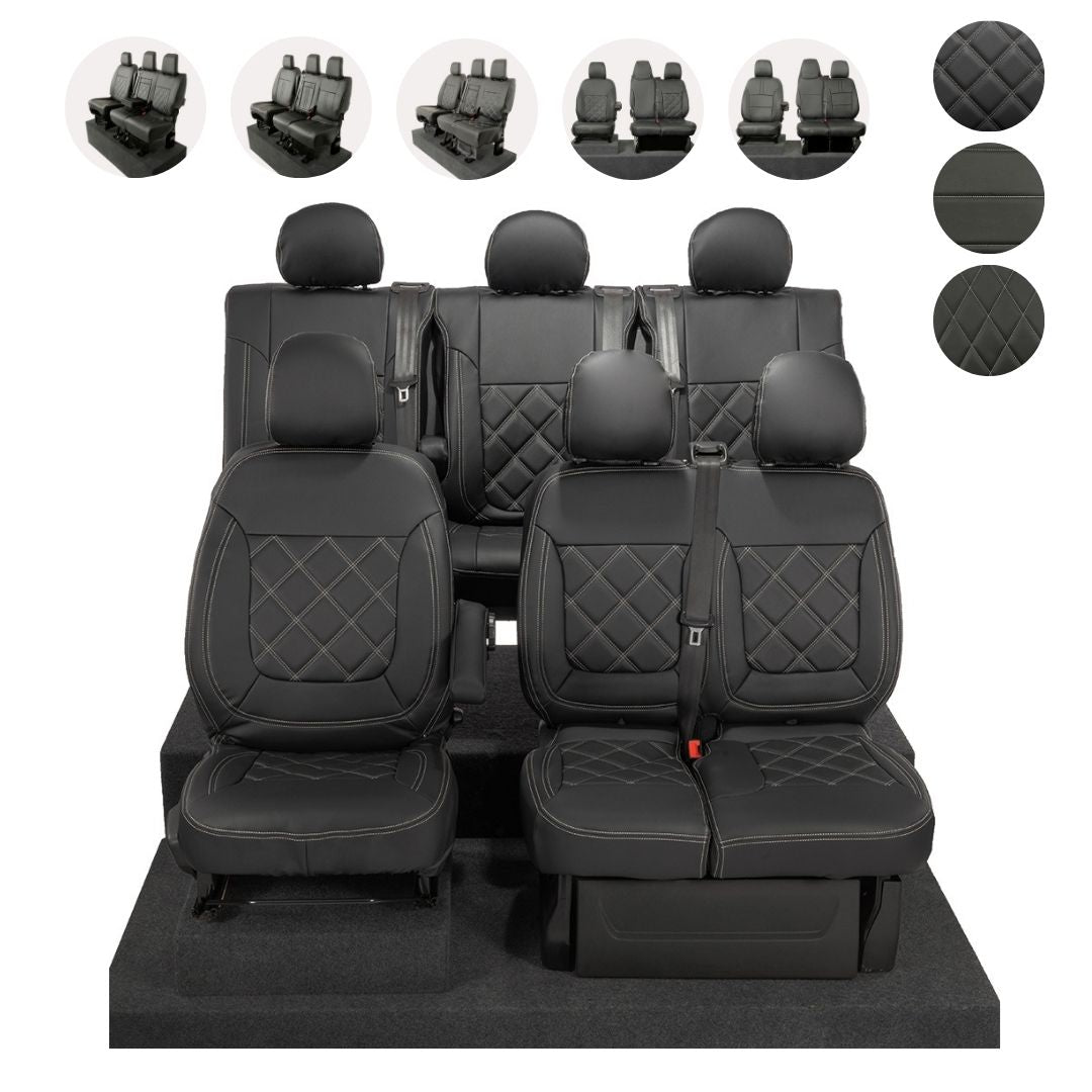 Vauxhall Vivaro Tailored Leatherette Seat Covers 2014+