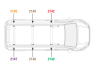 ULTI Rack+ Aluminium 6-Bar Roof Rack – Ford Transit Custom L2H1 (2023–Present), Tailgate