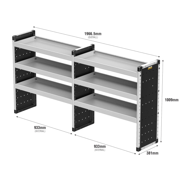 Bronze Van Racking – Offside for Ford Transit Custom L1H1 (2023–Present)