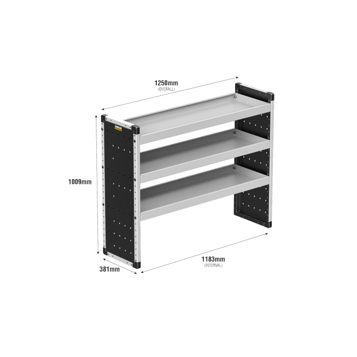 Bronze Van Racking – Nearside for Ford Transit Custom L2H1 (2023–Present)