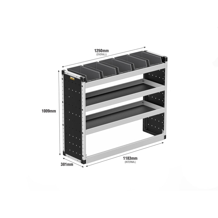 Silver Van Racking – Complete Kit for Ford Transit Custom L2H1 (2023–Present)