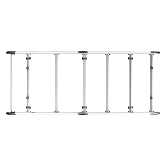 ULTI Rack+ Aluminium 6-Bar Roof Rack – Ford Transit Custom L2H1 (2023–Present), Twin Rear