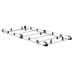 ULTI Rack+ Aluminium 6-Bar Roof Rack – Ford Transit Custom L2H1 (2023–Present), Tailgate