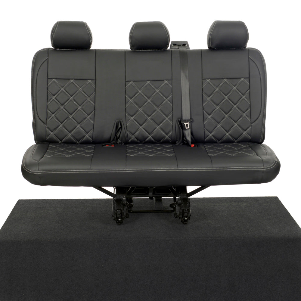 VW T6/T6.1 Transporter Tailored Leatherette Seat Covers 2015+
