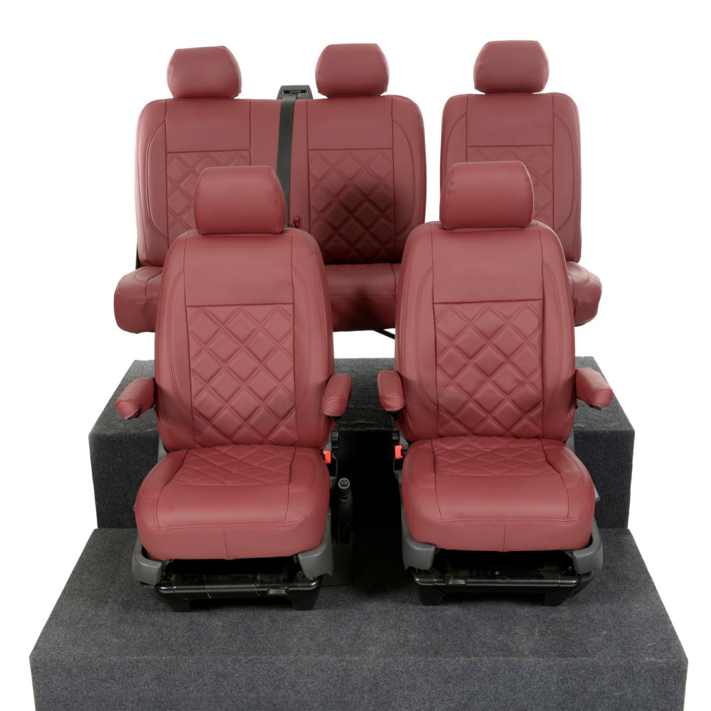 VW T6/T6.1 Transporter Tailored Leatherette Seat Covers 2015+