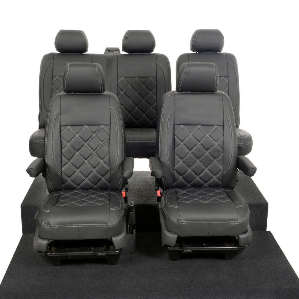 VW T6/T6.1 Transporter Tailored Leatherette Seat Covers 2015+