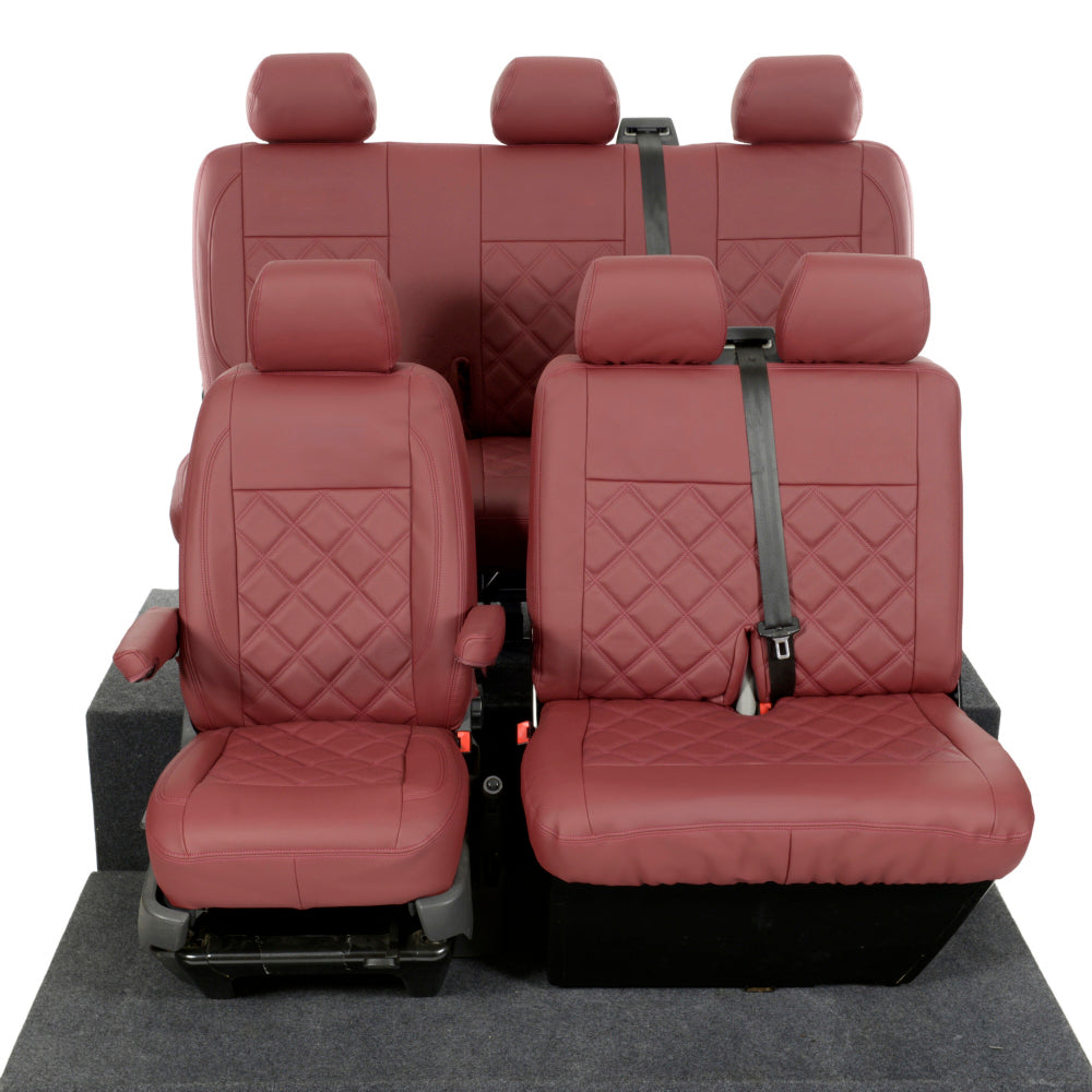VW T6/T6.1 Transporter Tailored Leatherette Seat Covers 2015+