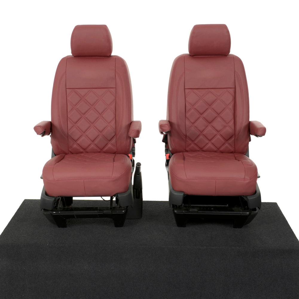 VW T6/T6.1 Transporter Tailored Leatherette Seat Covers 2015+