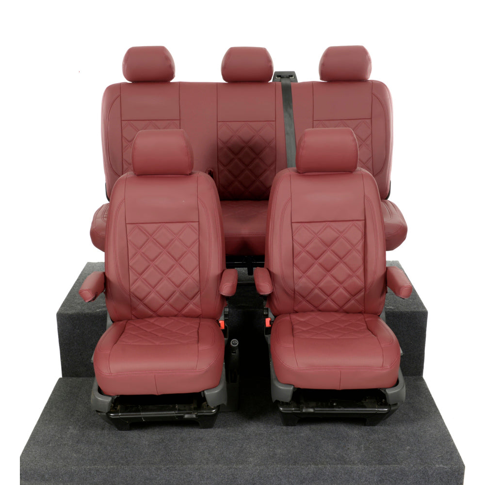 VW T6/T6.1 Transporter Tailored Leatherette Seat Covers 2015+