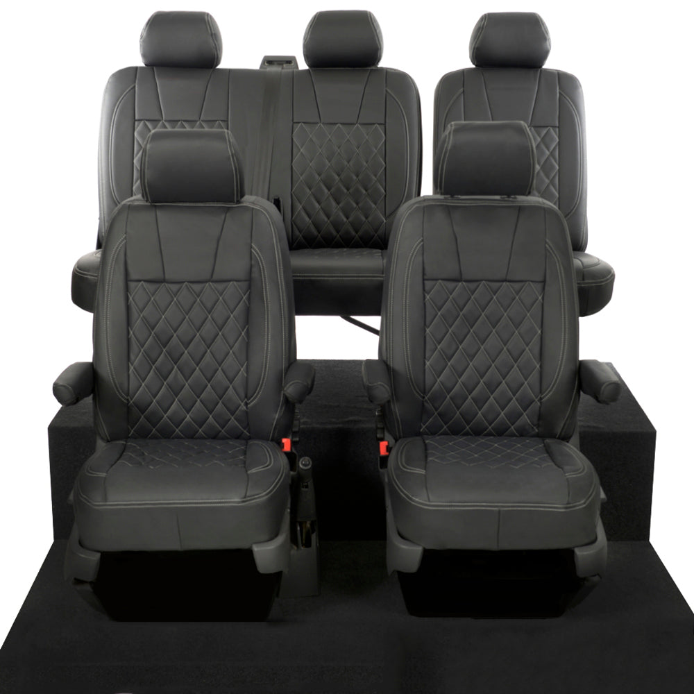 VW T6/T6.1 Transporter Tailored Leatherette Seat Covers 2015+