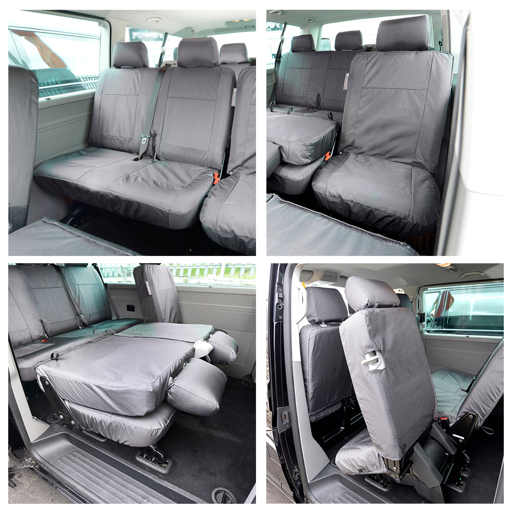 VW T6/T6.1 Transporter Tailored Waterproof Seat Covers 2015+