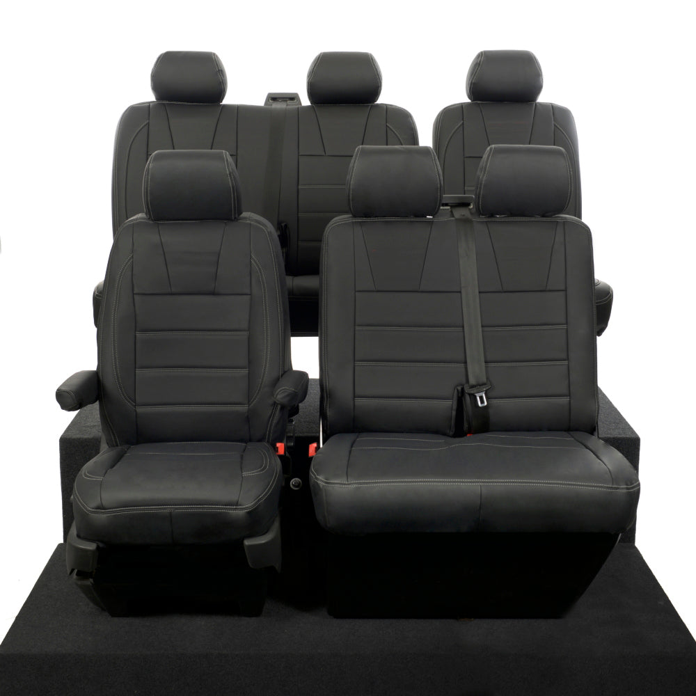 VW T6/T6.1 Transporter Tailored Leatherette Seat Covers 2015+