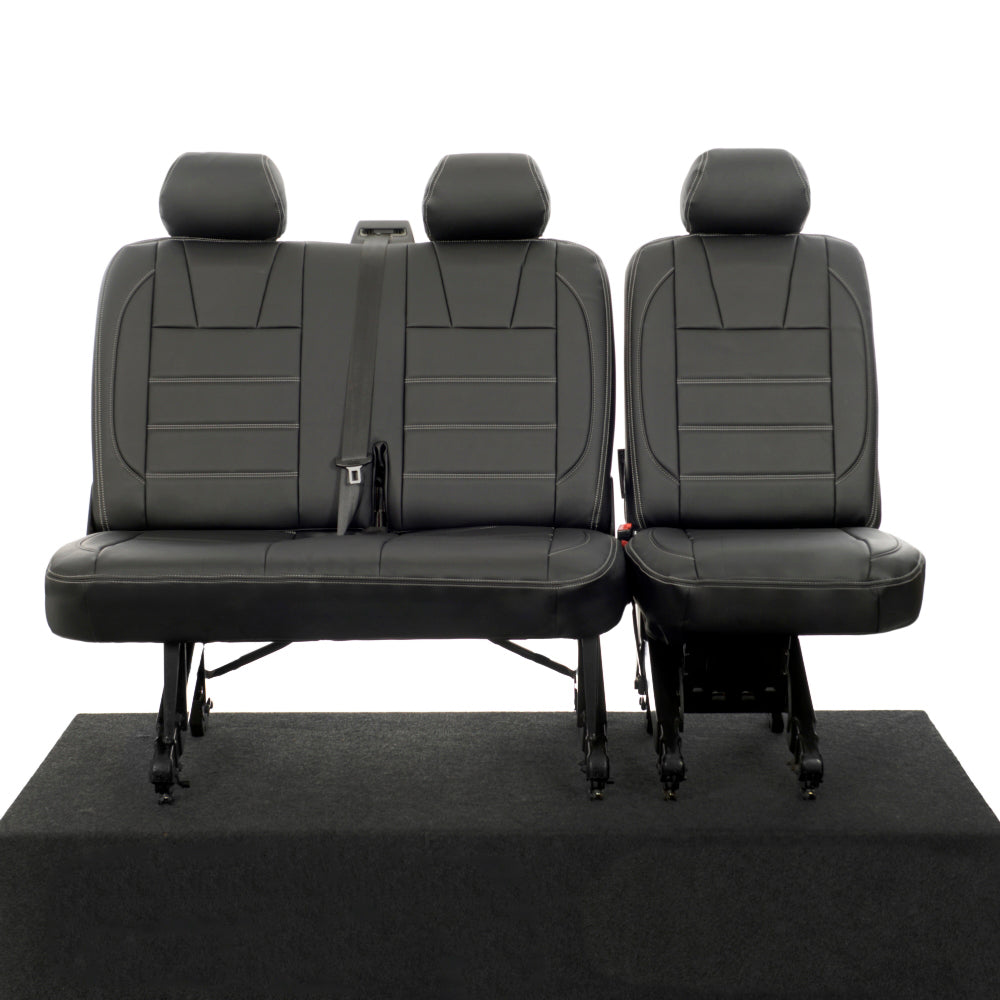 VW T6/T6.1 Transporter Tailored Leatherette Seat Covers 2015+