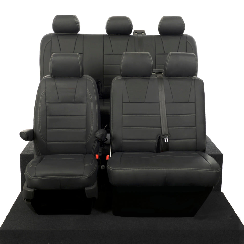 VW T6/T6.1 Transporter Tailored Leatherette Seat Covers 2015+