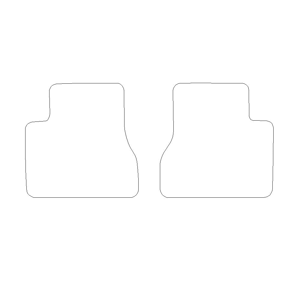 Ford Transit Connect Rubber Floor Mats (2014+)