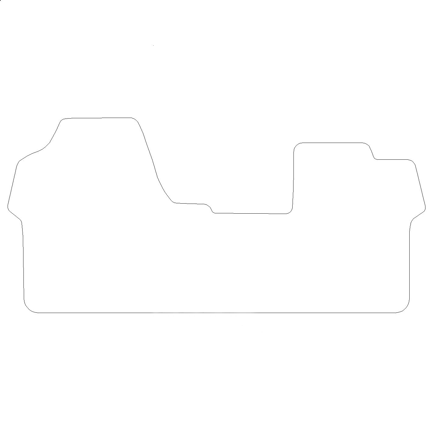 Vauxhall Vivaro Rubber Floor Mats (2014+)