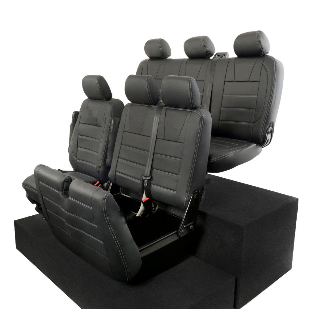 VW T6/T6.1 Transporter Tailored Leatherette Seat Covers 2015+