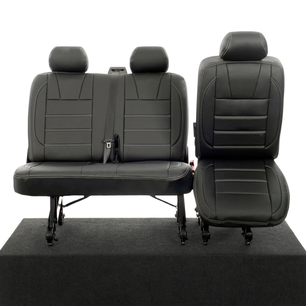 VW T6/T6.1 Transporter Tailored Leatherette Seat Covers 2015+