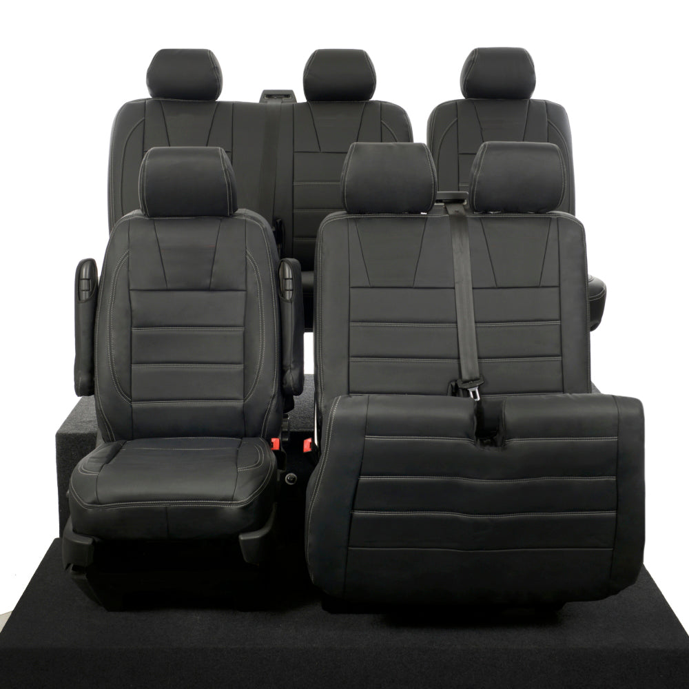 VW T6/T6.1 Transporter Tailored Leatherette Seat Covers 2015+