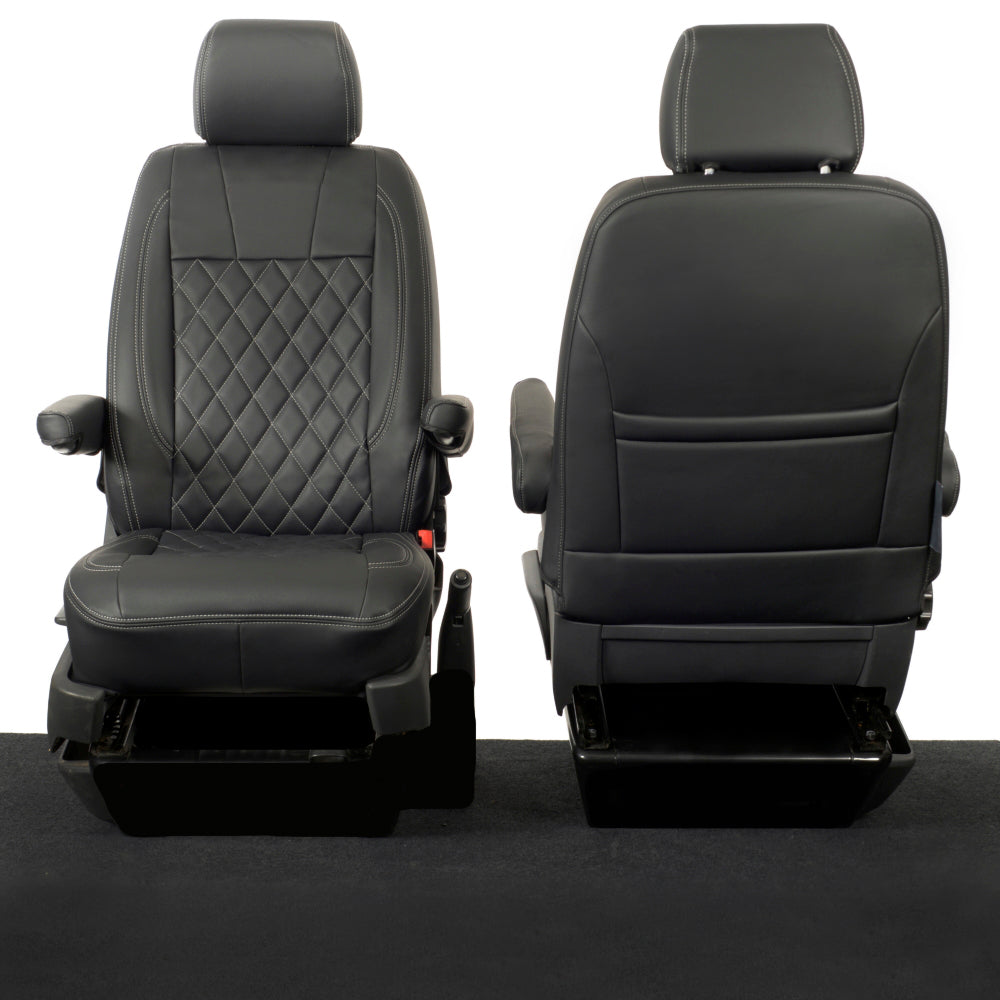 VW T6/T6.1 Transporter Tailored Leatherette Seat Covers 2015+