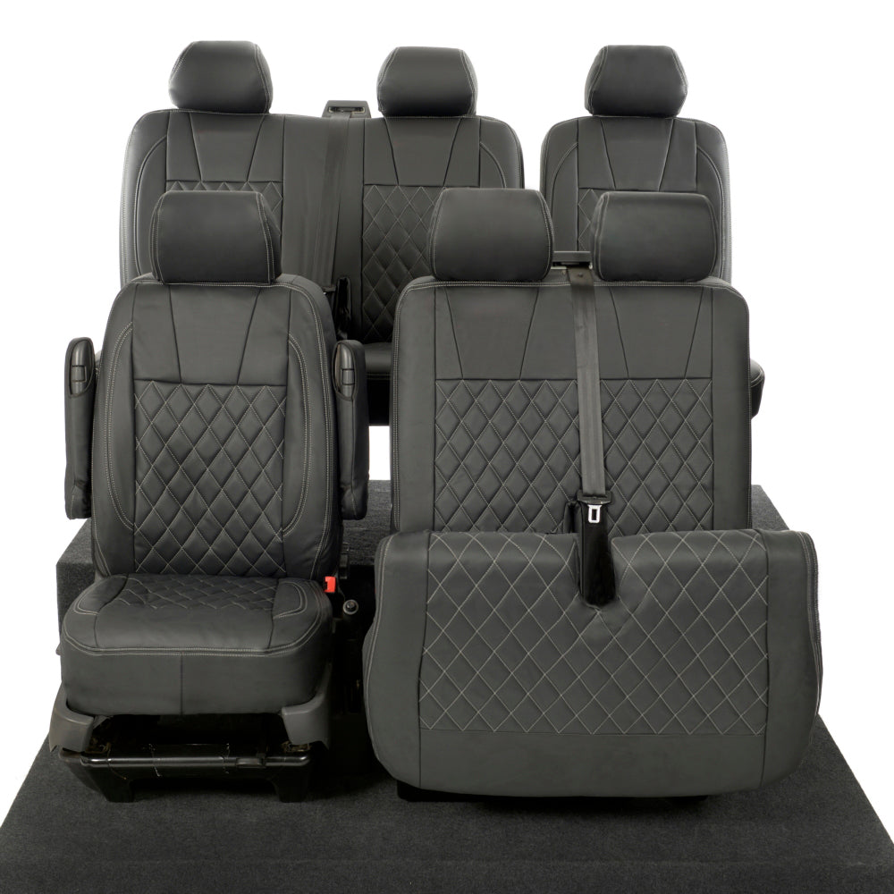 VW T6/T6.1 Transporter Tailored Leatherette Seat Covers 2015+