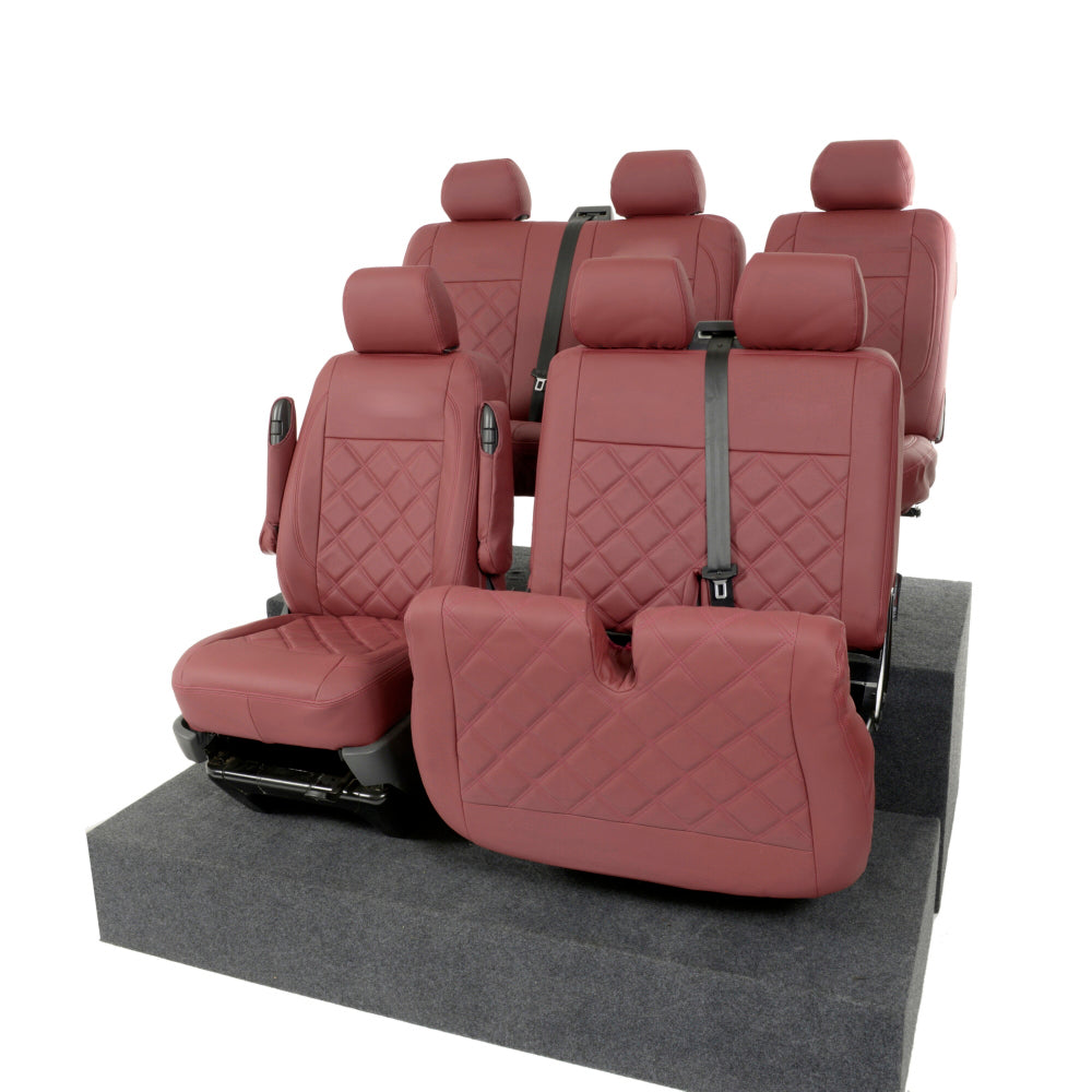 VW T6/T6.1 Transporter Tailored Leatherette Seat Covers 2015+