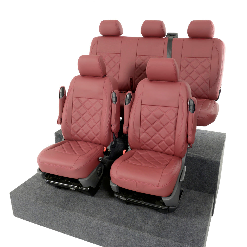 VW T6/T6.1 Transporter Tailored Leatherette Seat Covers 2015+