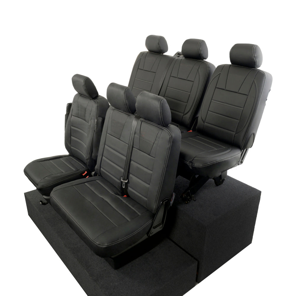 VW T6/T6.1 Transporter Tailored Leatherette Seat Covers 2015+