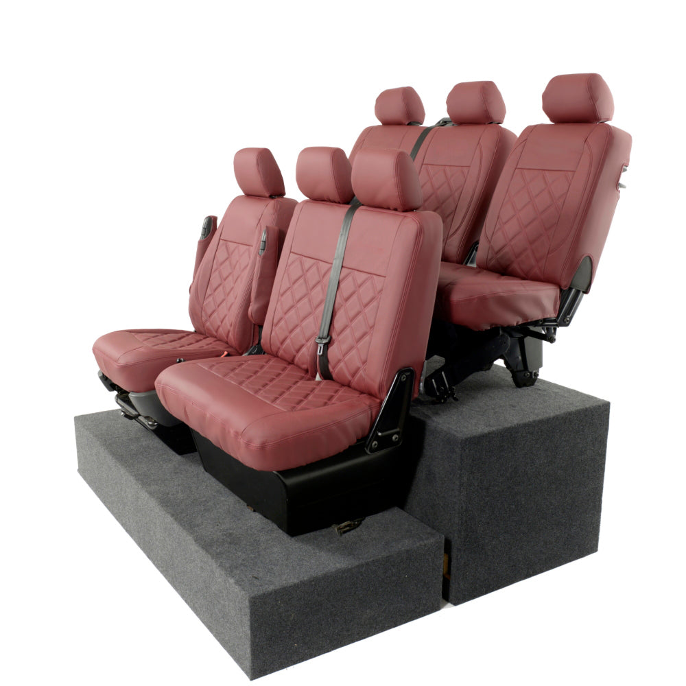 VW T6/T6.1 Transporter Tailored Leatherette Seat Covers 2015+