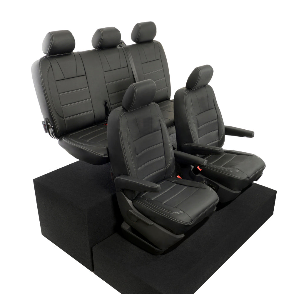 VW T6/T6.1 Transporter Tailored Leatherette Seat Covers 2015+