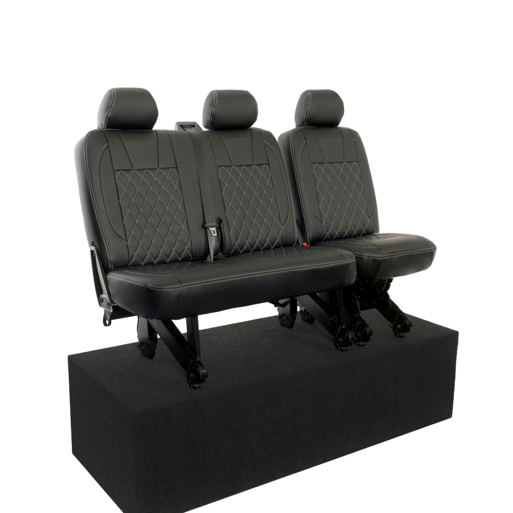 VW T6/T6.1 Transporter Tailored Leatherette Seat Covers 2015+