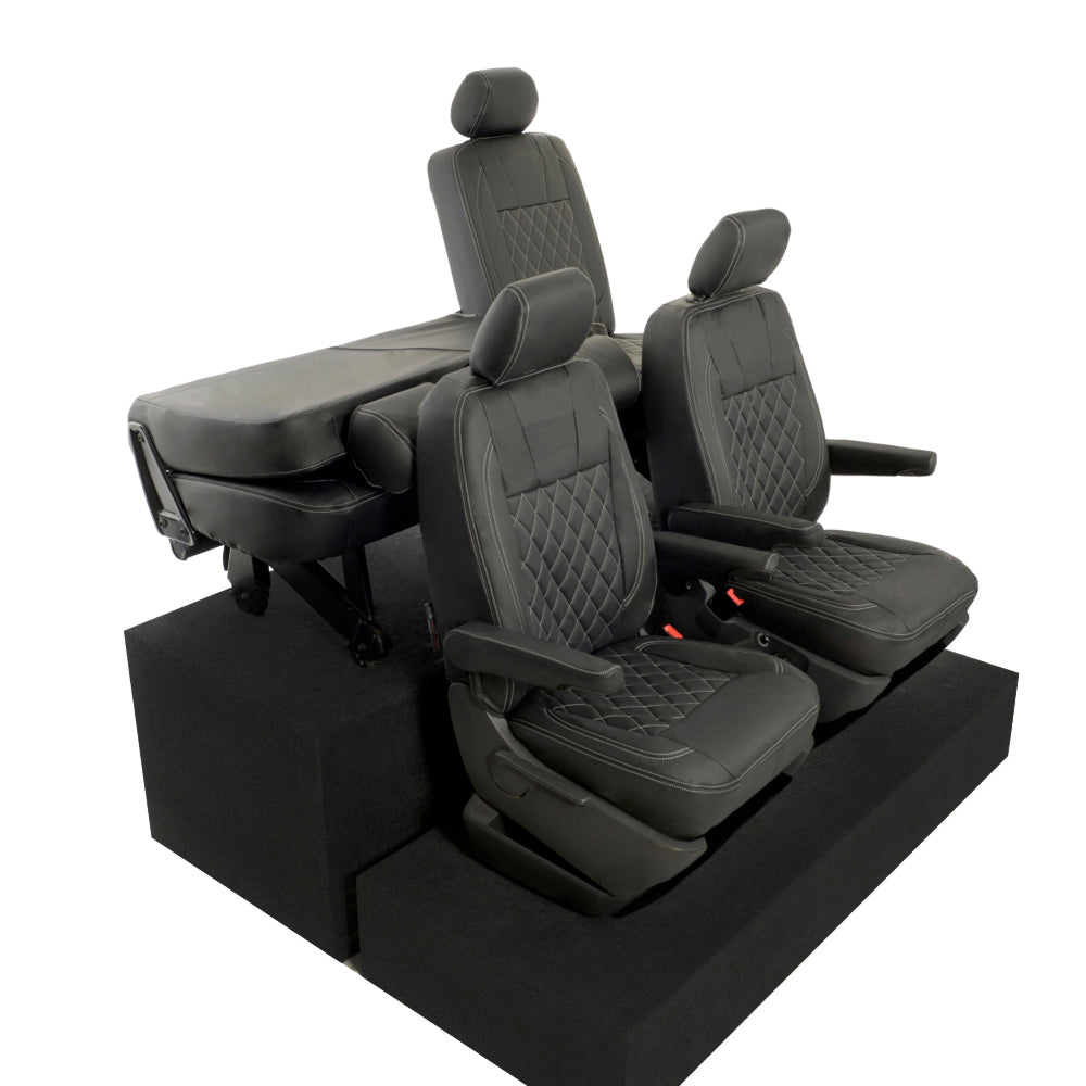 VW T6/T6.1 Transporter Tailored Leatherette Seat Covers 2015+