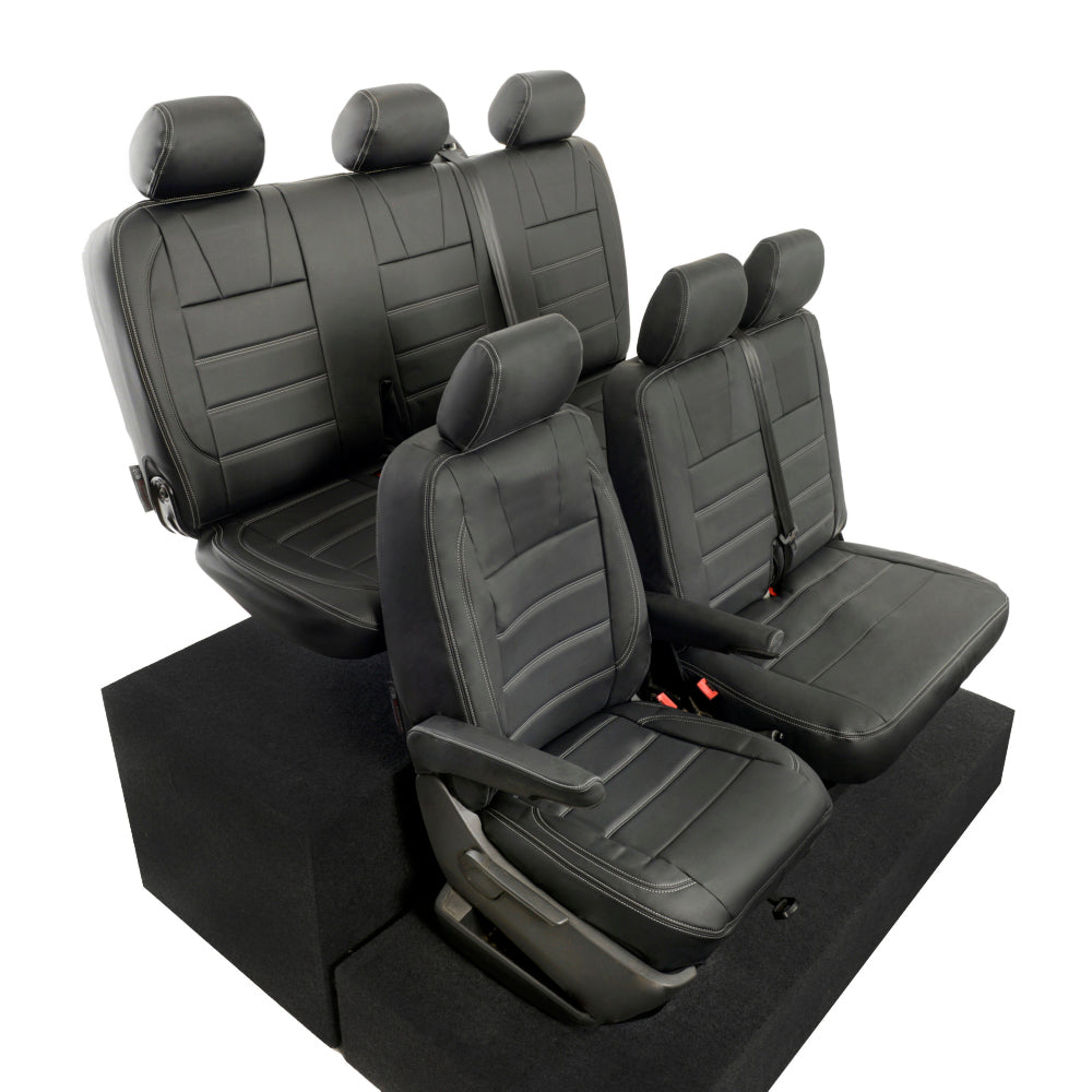VW T6/T6.1 Transporter Tailored Leatherette Seat Covers 2015+