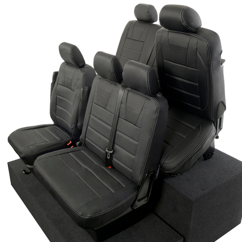 VW T6/T6.1 Transporter Tailored Leatherette Seat Covers 2015+