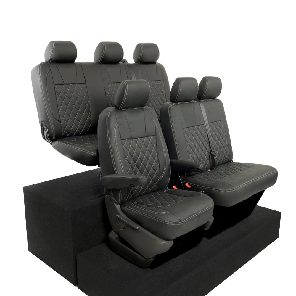 VW T6/T6.1 Transporter Tailored Leatherette Seat Covers 2015+