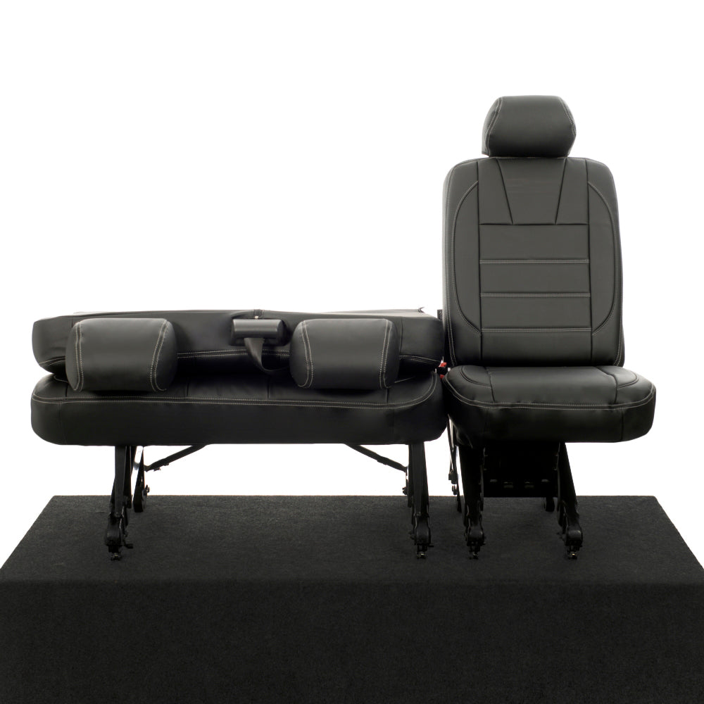 VW T6/T6.1 Transporter Tailored Leatherette Seat Covers 2015+