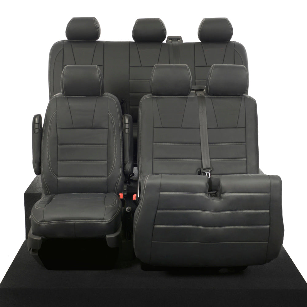 VW T6/T6.1 Transporter Tailored Leatherette Seat Covers 2015+