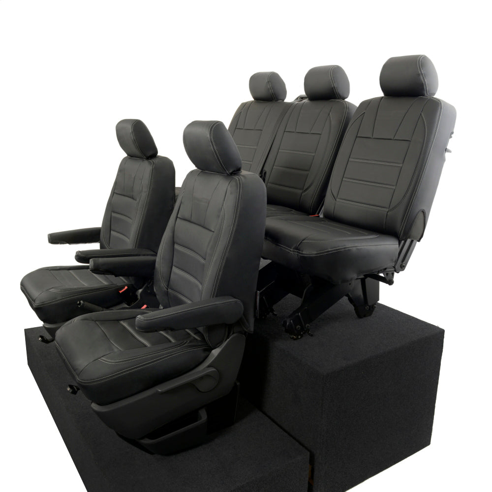 VW T6/T6.1 Transporter Tailored Leatherette Seat Covers 2015+