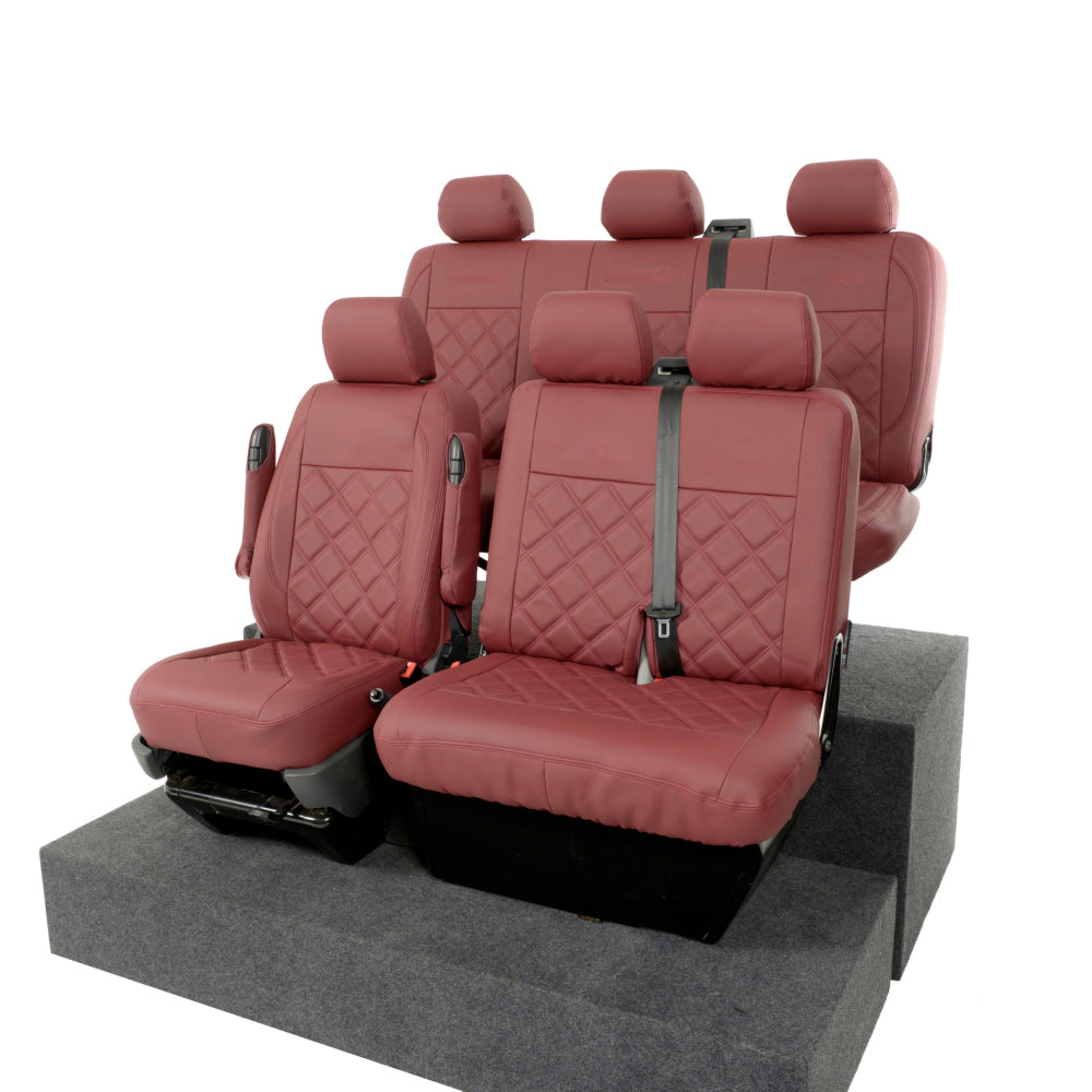 VW T6/T6.1 Transporter Tailored Leatherette Seat Covers 2015+