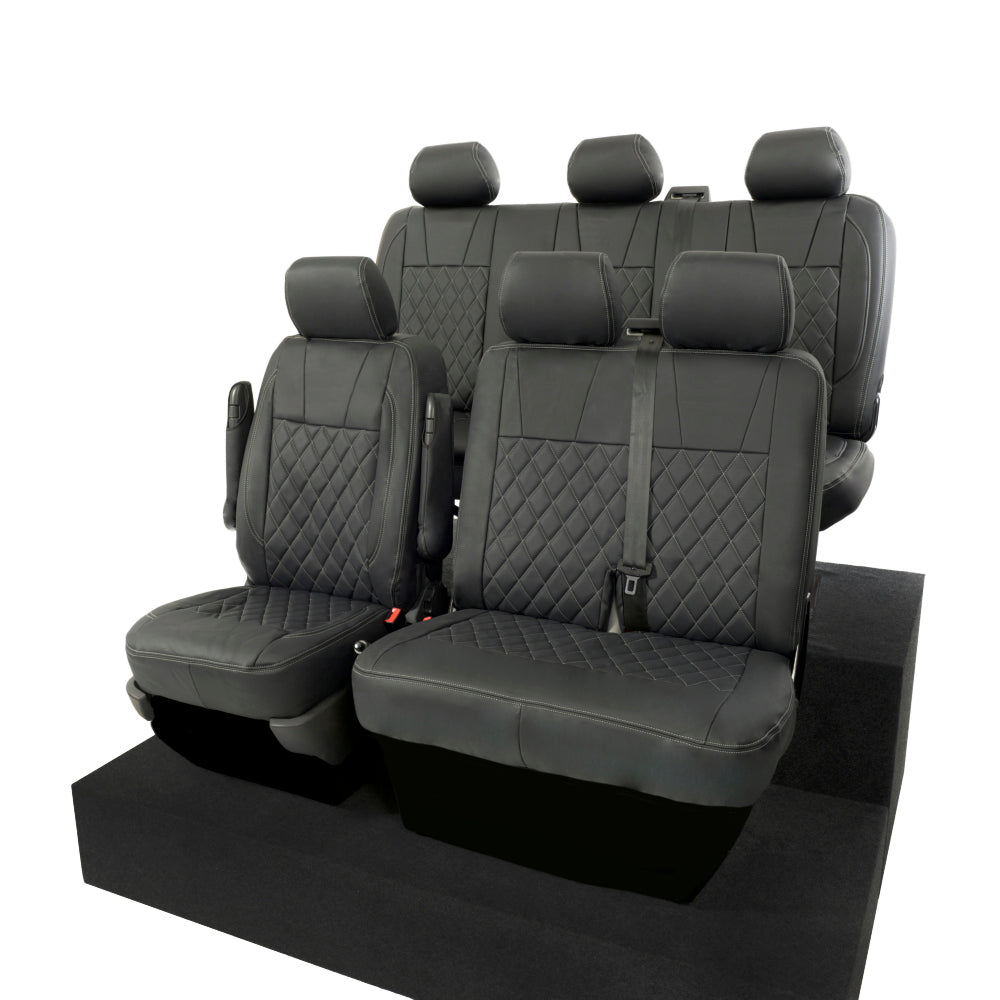 VW T6/T6.1 Transporter Tailored Leatherette Seat Covers 2015+