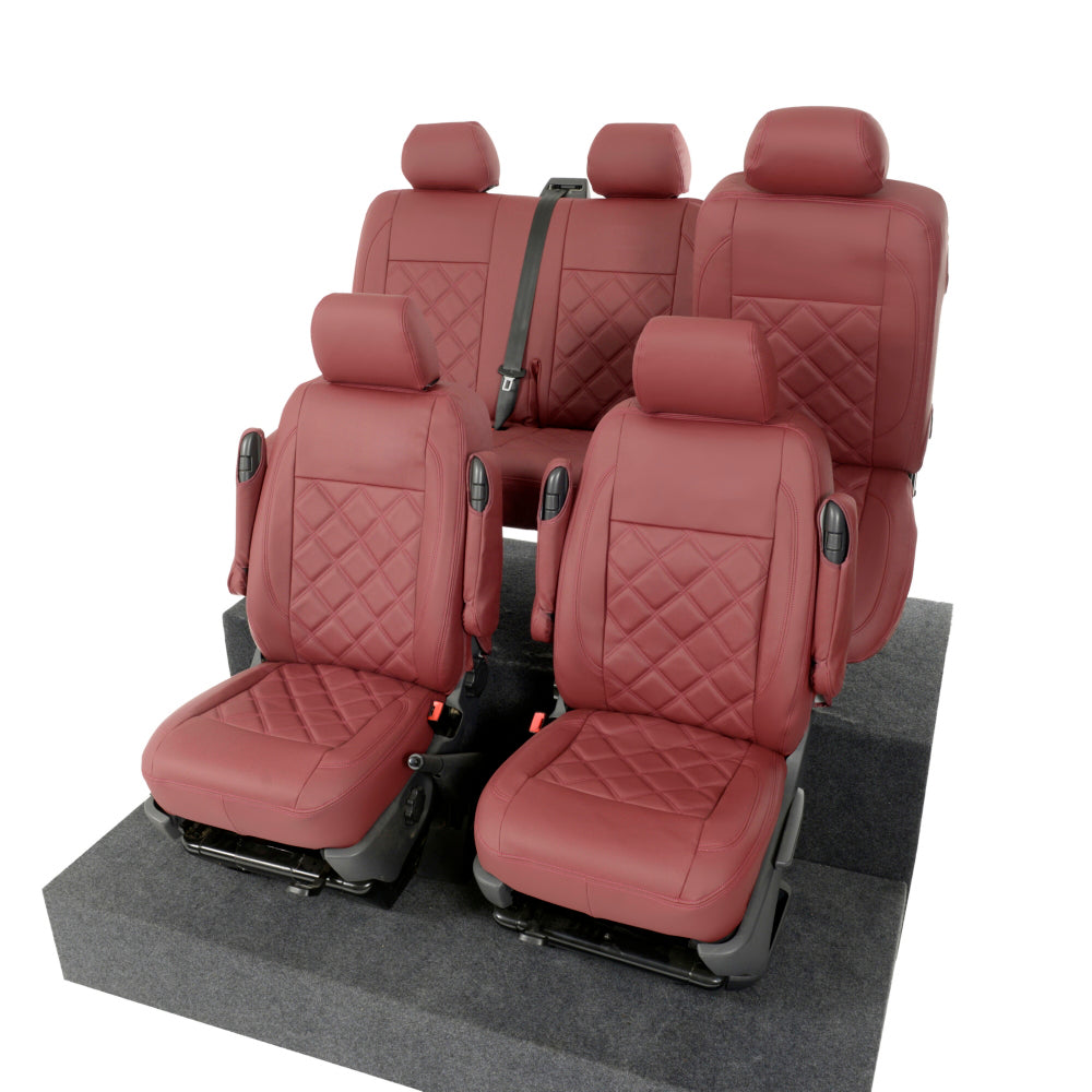 VW T6/T6.1 Transporter Tailored Leatherette Seat Covers 2015+
