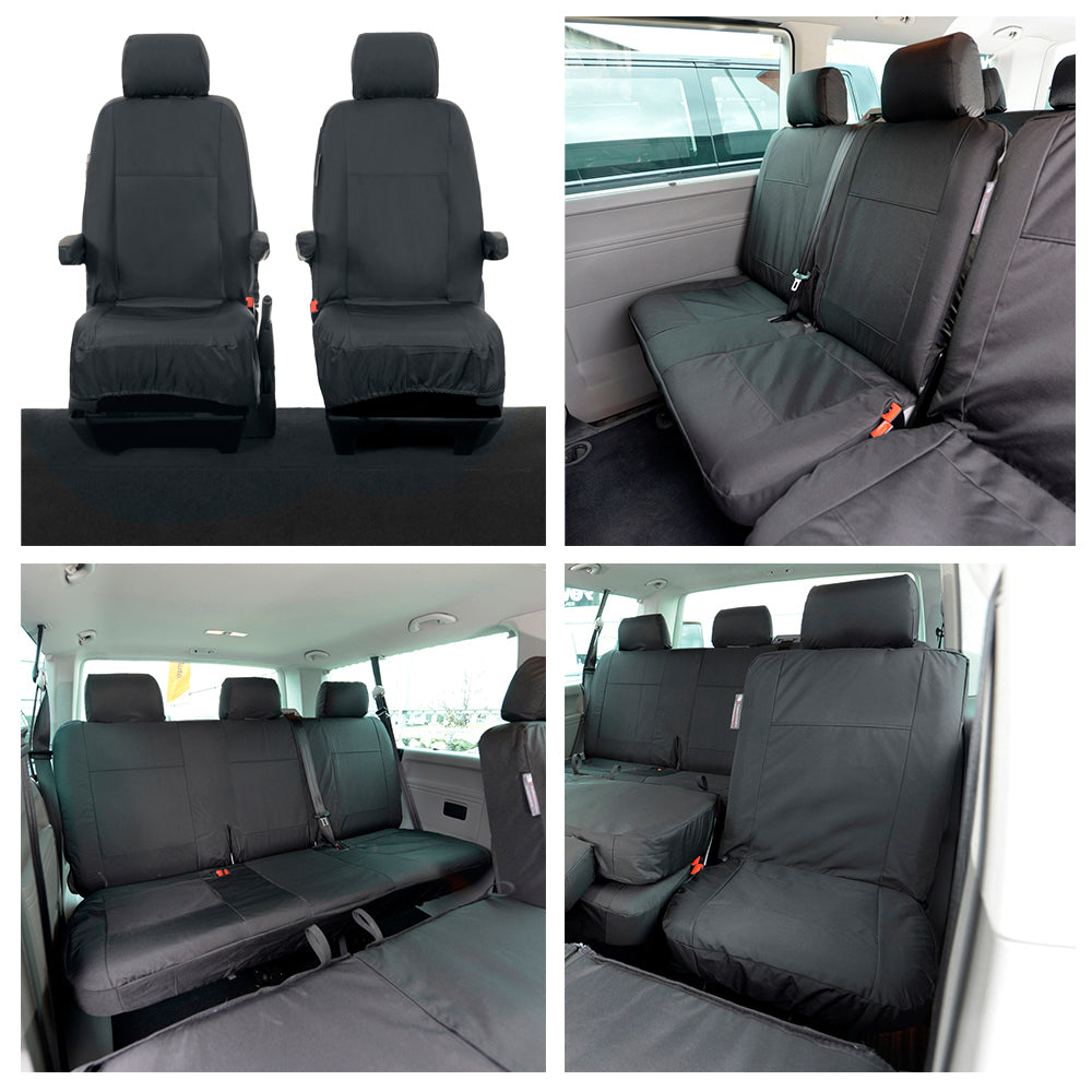 VW T6/T6.1 Shuttle Tailored Waterproof Seat Covers 2015+